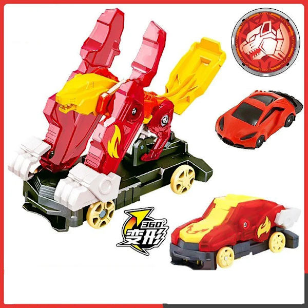 Screechers Wild Deformation Car Transformers Toy Screech Capture Wafer 360 Boys Actionfigurer för barn Barn Presenter B2 No box