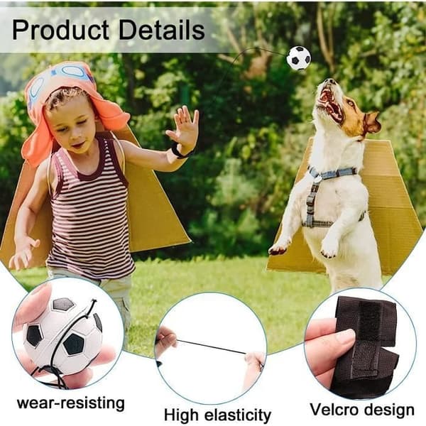 Pieces Bouncing Håndledsbolde, Håndledsbåndbolde med Reb, Håndledsreturbolde Armbåndslegetøj