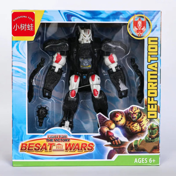 Tomy Beast Machines Transformers Beast Wars Optimal Megatron Tigatron Metal Variant Schimpans andra generationens Cheetan-modell transformers05