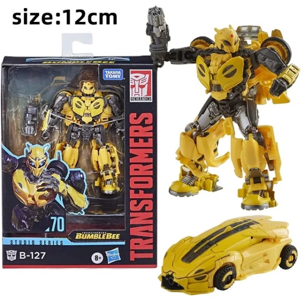 4,5-tums Hasbro Transformers Toys Studio Series Transformers: 70 Bumblebee Action Figure Collection modell 70 Bumblebee