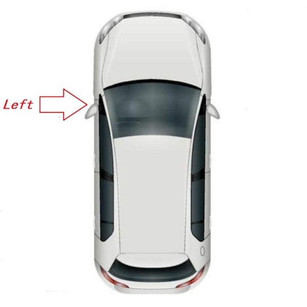 Beacon tvätt cover före, 1 par, för VW Passat CC 2008 2009 2010 2011 2012 35D955109 35D955110 L