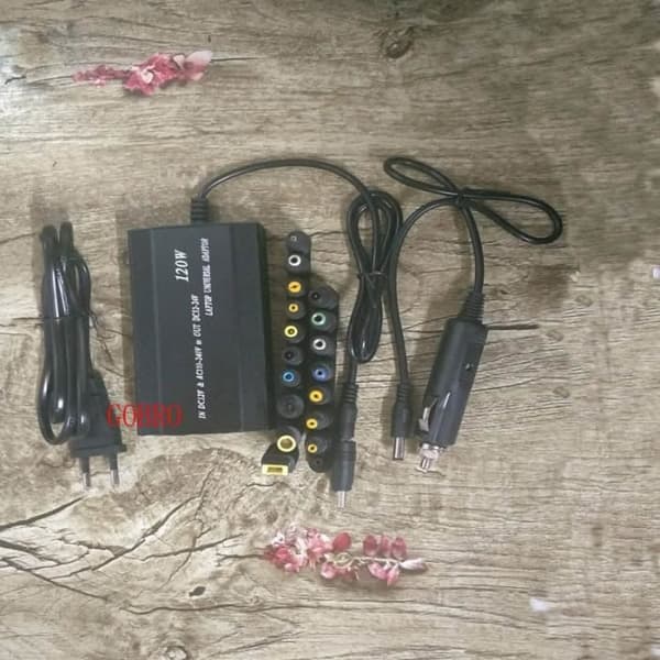 Universal Laptop Strømforsyning 120W 12v til 24v Tips GOBRO