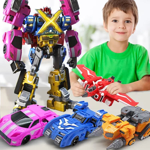 2022 Nya 10 Mini Agent Leksaker MiniForce Transformation Toys X Volt Semey Air Force Secret Commando Boys Barn Set Semesterpresent 2200-1 NO BOX