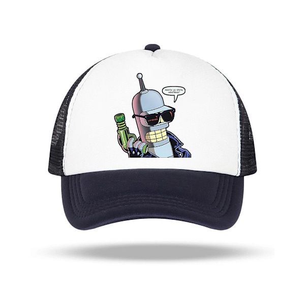 Futurama Cap Pojkar Flickor Tecknadt print Mesh Cap Kawaii Solhatt Söt Anime Utomhus Casual Sport Cap Barnfödelsedagspresenter FCWL21 kids
