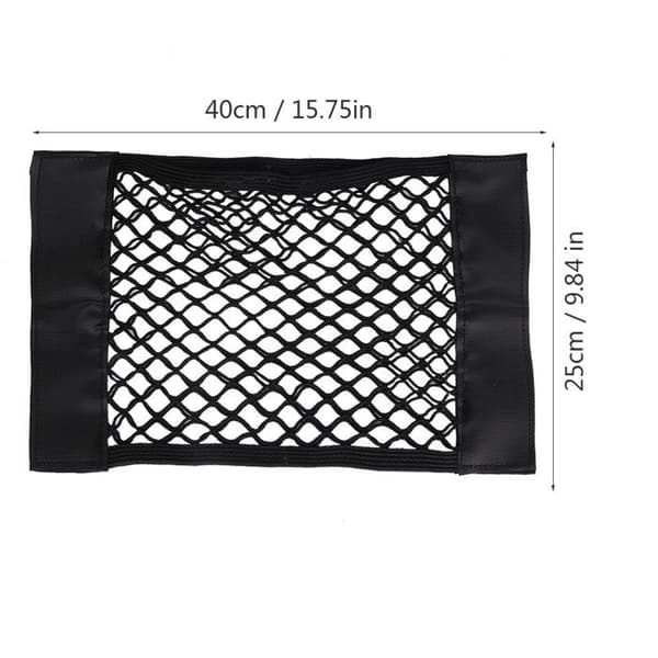 (Sort) Opbevaringspose - GIGICIAL - Sæt med 2 - Polyester - 40 x 25 cm - Sort black