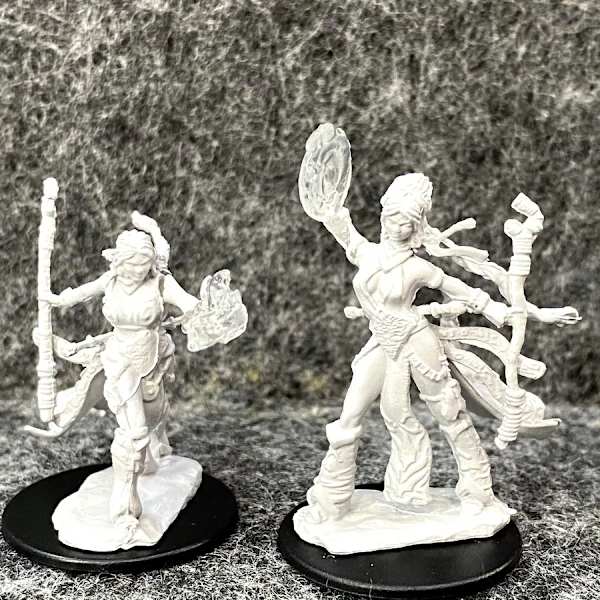 Lot Pathfinder Battles Deep Cuts Nolzur's Fighter Orc Druid Pirates Goblin Wolf Rogue Monk Brädspel Miniatyrer Miniatyrer Leksaker Female Sorcerer