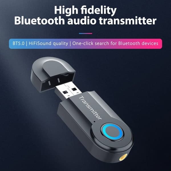 2 i 1 Bluetooth-sender og -modtager, Bluetooth-sender til TV, trådløs Bluetooth-adapter til stemmeglæde
