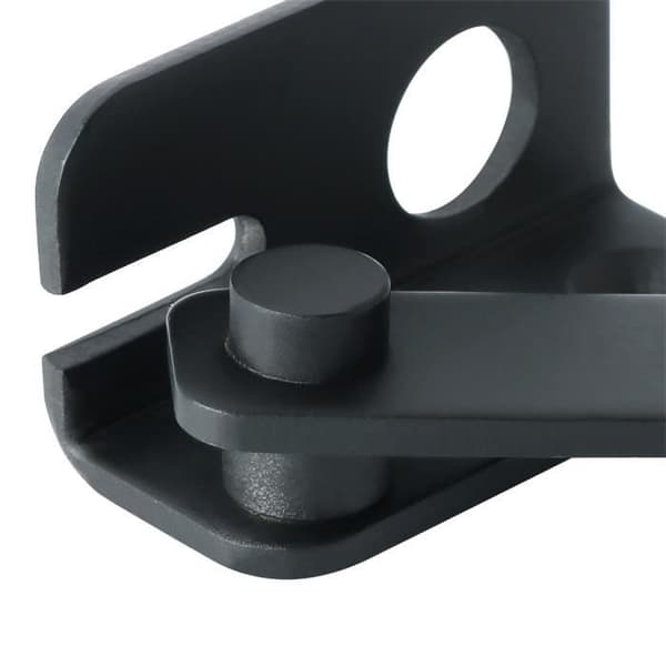SAYAYO Dørlås - Rustfrit stål skydehaspe - Sikkerhedsniveau 6 - Mat sort Matte Black
