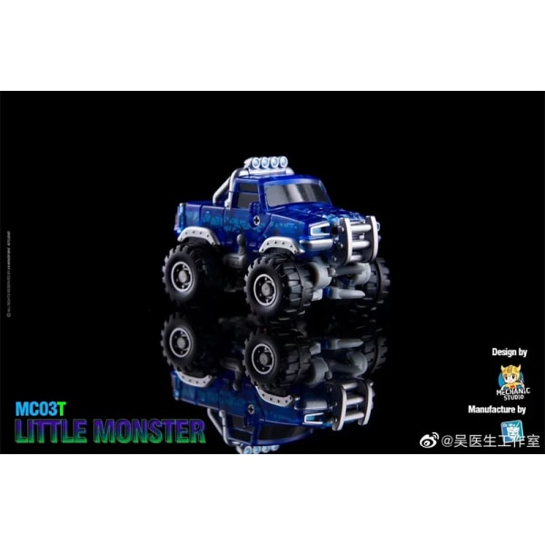 DR.WU Little Monster MC-03 MC03 Originalfärg MC03T Transparent version MC03P Transformationsleksak Actionfigur Robotmodell MC03P With Box