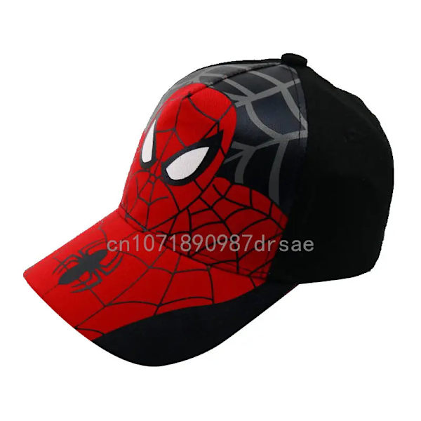 Disney Anime Spider Mans Cap Pojkar Höst Baby Spiderman Tecknad Barnmode Solkepsar Barn Hatt Cap Present 2-8y 2