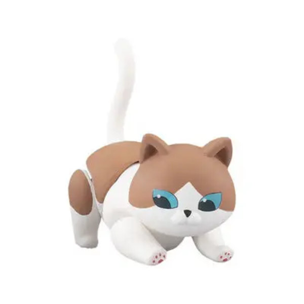 6 cm ny Original docka 7 leder Kattdocka leksak Kan äta fisk katt Lovely Pet shop djur actionfigur små dockleksaker T