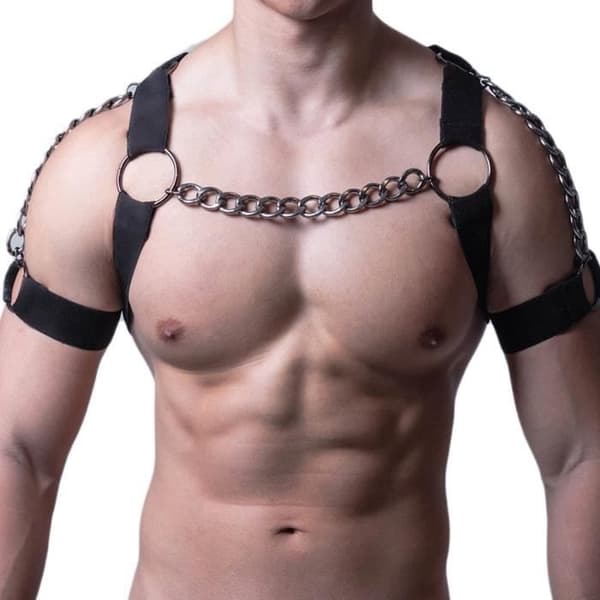 Herre Brystsele - DIOCHE - DIO78629048 - Holdbart Materiale - Justerbart Design - Simpel Stil