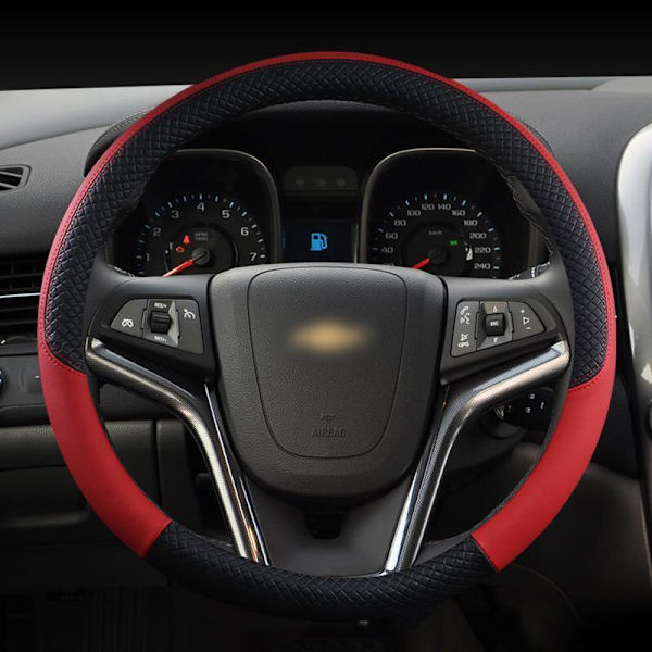 (Blå) Cover i läder Halkskyddad rattfläta till Chevrolet Malibu Captiva Orlando Högkvalitativa tillbehör Blue