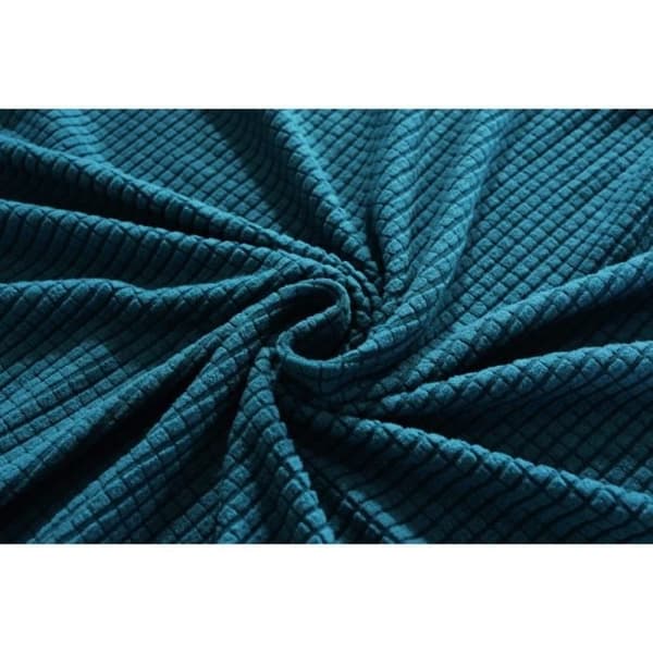 Polyester Sofatrekk 3+2 Seter L Form Hjørnesofabeskyttelse for Hjemmemøbler (Himmelblå)