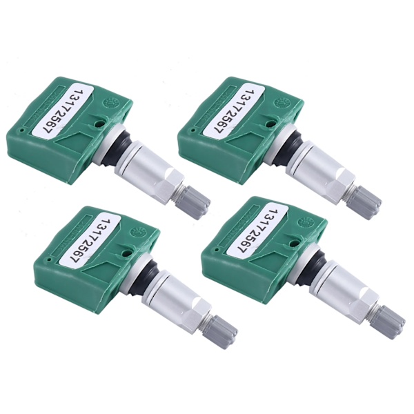 Set med 4 däcktrycksgivare TPMS 13172567 för Saab Saturn för Opel Astra H Vectra C Zafira B 2003-2007