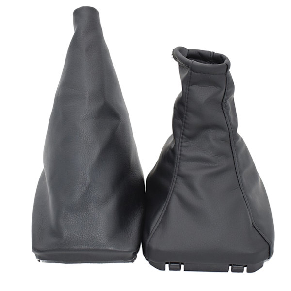 PU Läder Handbroms Gear Damask Shift Damask Cover För Opel/Vauxhall Corsa C(00-06) /Tigra B(04-09)/Combo C(01-03)-växelknopp damask gear knob gaiter