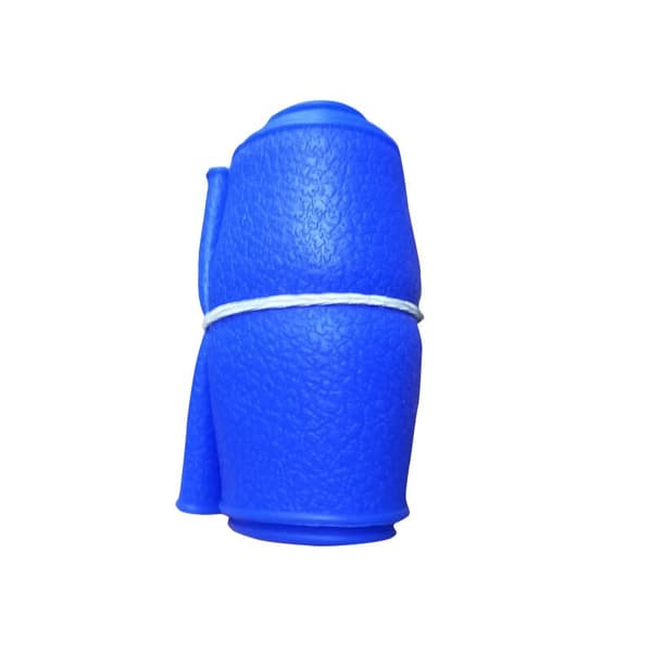 (Blå) Tekstur Bil Auto Silikone Rat Handske Cover Blød Multi Farve Universal Skin Bløde Silikone Rat Covers Shell Blue