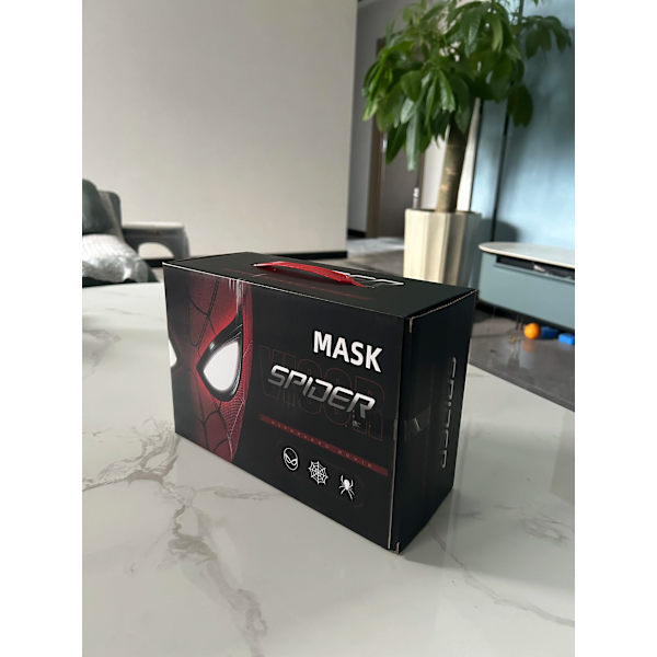 Spiderman no Way Home Huvudbonader Cosplay Moving Eyes Mask Spider Man 1:1 Fjärrkontroll Elastisk mask Leksaker för vuxna Barn Present with box