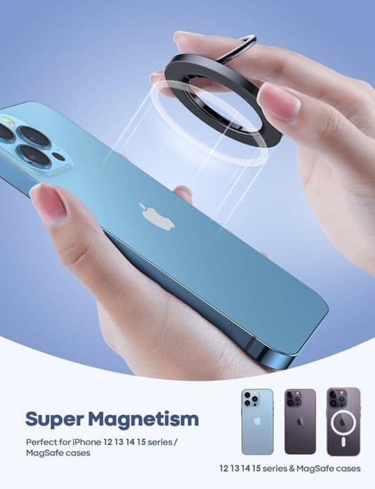 Magnetisk mobiltelefonholder - 360° rotasjon