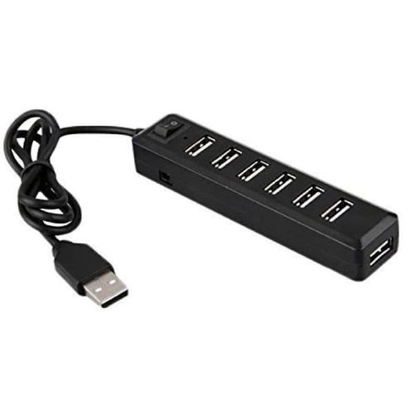 Port High Speed USB Hub Extender til PS3, Xbox, Wii, PC, MAC, Laptop, NoteBook, Mac Book, Tablet