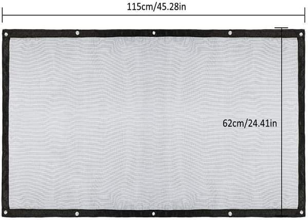 Bilsikkerhedsnet, kæledyrsnet, bilseparator til hunde og katte, 115 x 62 cm