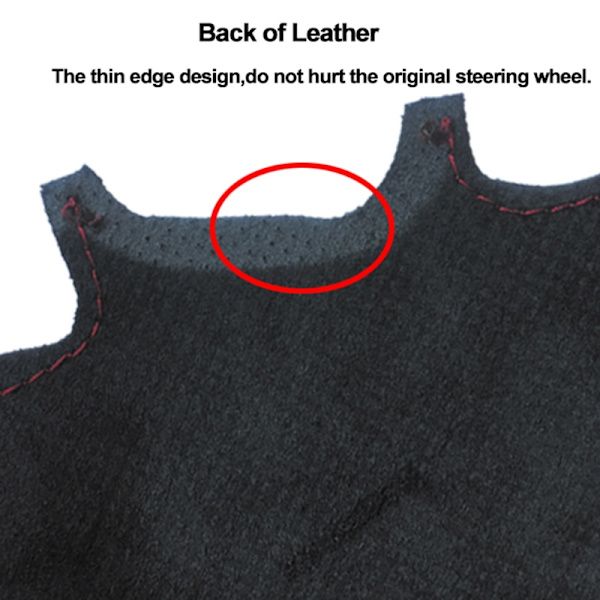 (Drown Thread) Cover för bil till Subaru Forester 2005 - 2007 Outback Legacy 2005 - 2007 Fläta på ratten Volant 2006 Drown Thread