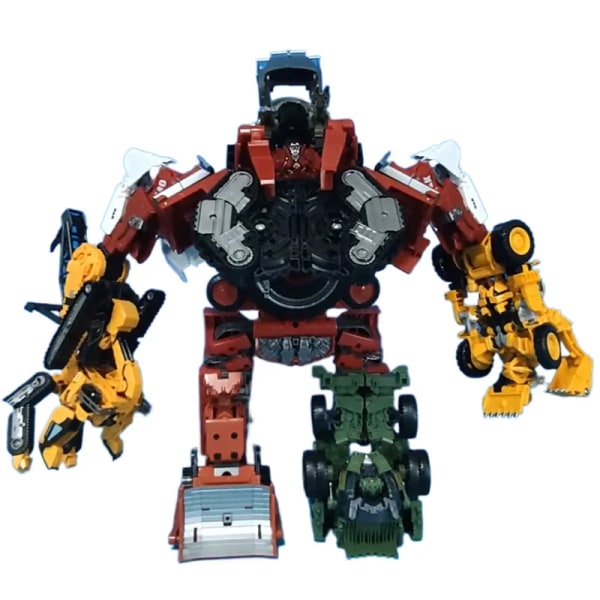 AOYI 8in1 BMB KO Studio Series SS Devastator Transformation Action Figur Barnleksaker Mästerverk Filmmodell Deformation Bilrobot DD02