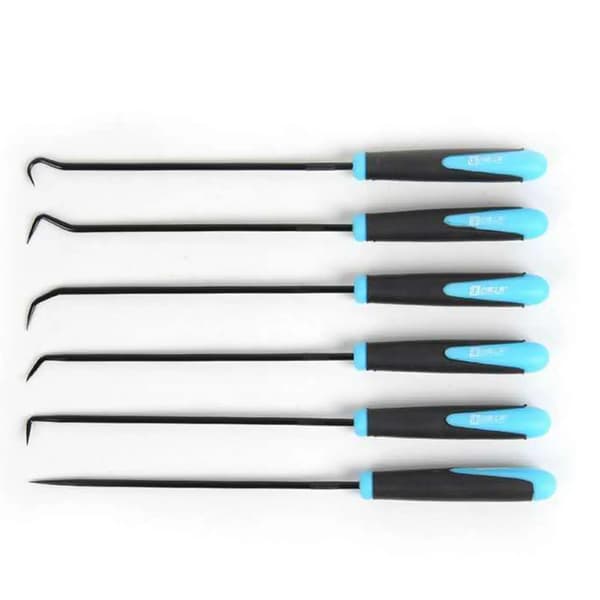 6 st oljetätningskrok Multi Use Removal Puller Hook O-ringtätning Packning Oljetätning