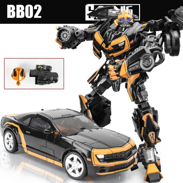 BMB Mechanical Alliance BB02 Wasp Warrior Bee Transformation Masterpiece Toy Movie Model BB01 MPM03 Deformation Bil Robot Figur BB02 no retail box