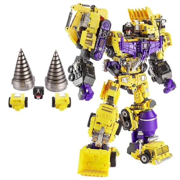 Jinbao Devastator Update Kit Parts Ver 2.0 G1 GT Transformation Action Figur Leksaksmästerverk Filmmodell Deformation Bilrobot green 1 with box