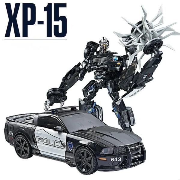 MXTOYS XP15 XP-15 Barricade Transformation Masterpiece Rollbar Action Figur Leksak Film Modell KO MPM05 LS02 Deformation Bil Robot Xp15 no box