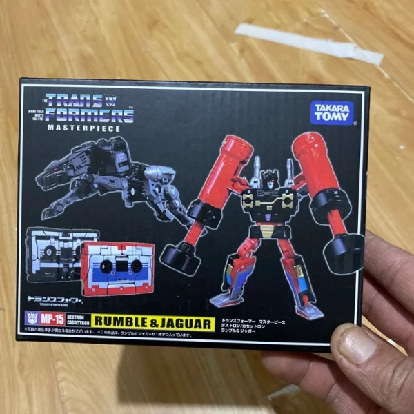 Takara Tomy Transformers Toys MP15 Rumble Ravage MP-16 Frenzy Buzzsaw Actionfigurer Transformer Robotleksaker för barn MP-16 KO