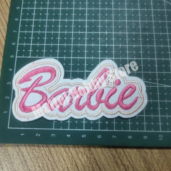 5 st/10 st Barbie brevbrodyrklistermärken Cartoon Princess Stryk på kläder Patches Badge Barn Hållapp Kläder klistermärken new new 4 5pcs