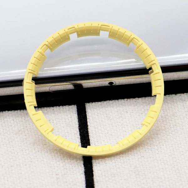 För GA2100 GA2110 Luminous Hour Marker Dial Watch Pointer Scale Ring Index Modification Dial ga2110 Watch Mod Kit Tillbehör 013LightYellow Scale