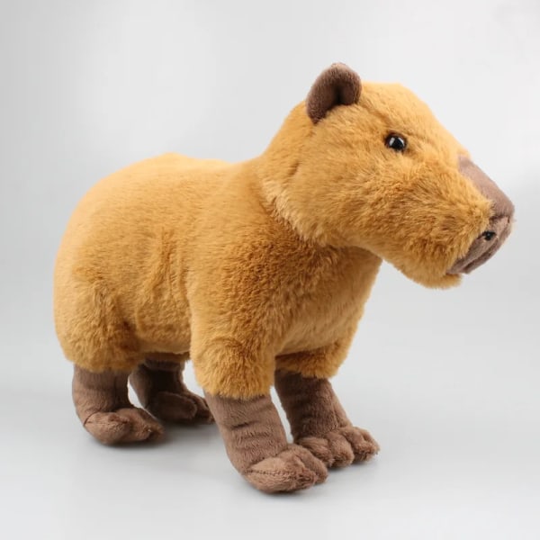 33 cm Simulering Capybara Plyschleksak Kawaii Capybara stoppad docka Mjuk Capybara Djurdocka för barn Flickleksak 33cm 1pcs