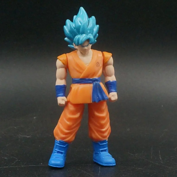 Bandai Äkta DRAGON BALL Super Saiyan Son Goku Vegeta IV Frost Frieza Trunks Beerus Majin Buu Hit Action Figurmodell Leksaker Frost