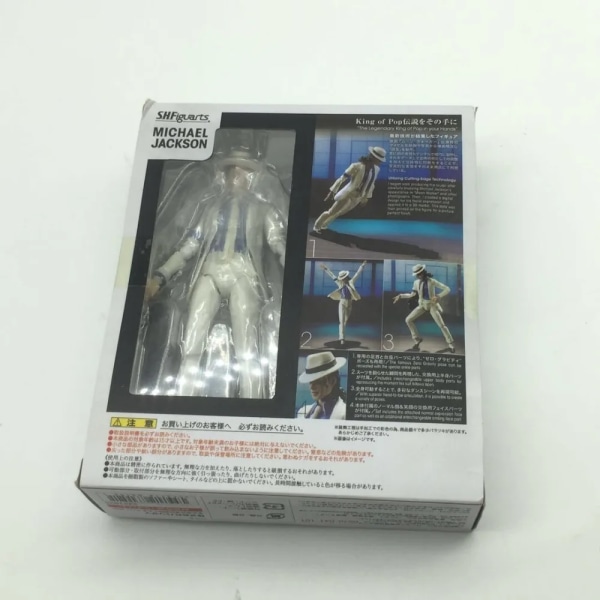 Michael Jackson Smooth Criminal Moonwalk Action Figurmodell Leksaker Michael Jackson MJ Thriller Joint Movable Julklapp B with box