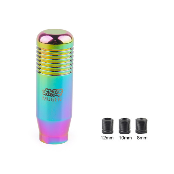 8 färger Universal bil aluminium manuell växelspaksknopp manuell växellåda växelspaksspaksspak växlingsknopp 8,5 cm presentförpackning Flerfärgad multicolor