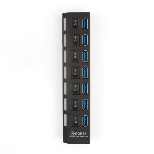 USB 3.0 -HUB-sovitin LED-merkkivalolla