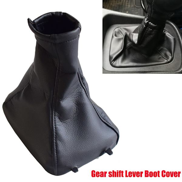 5-växlad läderhandbroms växel case cover Växelspaksknopp för Opel Opel Astra II G Zafira A 1998-2010- case Gear Shift Case