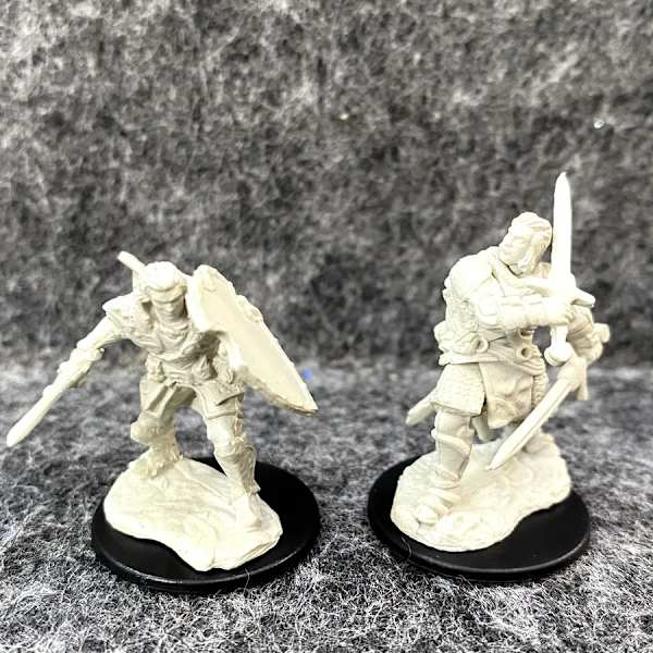 Lot Pathfinder Battles Deep Cuts Nolzur's Fighter Orc Druid Pirates Goblin Wolf Rogue Monk Brädspel Miniatyrer Miniatyrer Leksaker Human Paladin