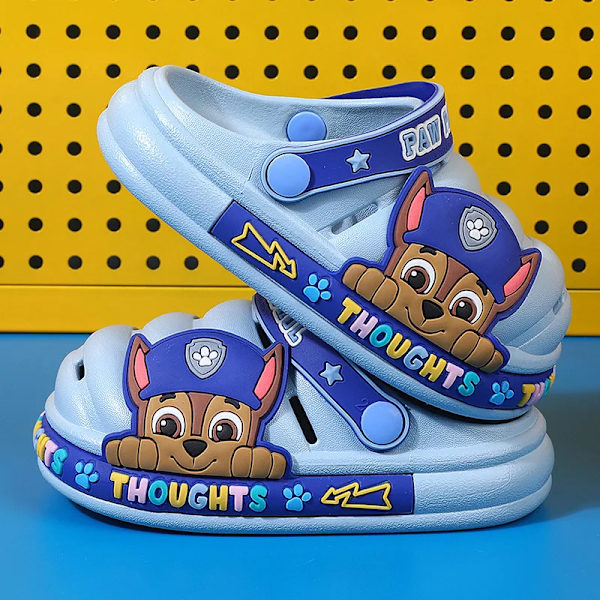 Paw Patrol Barntofflor Tecknad Skye Chase Rubble Halkfria badrumstofflor Hål Skor Baby Pojkar Flickor Strandskor Barn Present 1 26-27 (17cm insole)