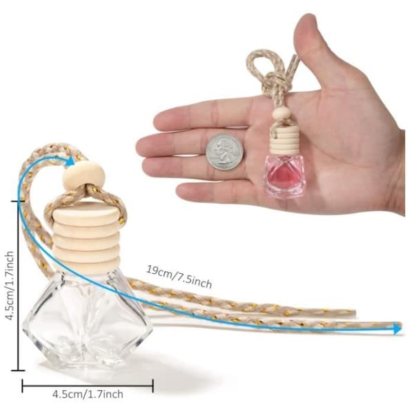 Luftfräschare Parfymflaskor - Ospecificerad - 10 Stycken - Klart Glas - 8ml - Långvarig Doft