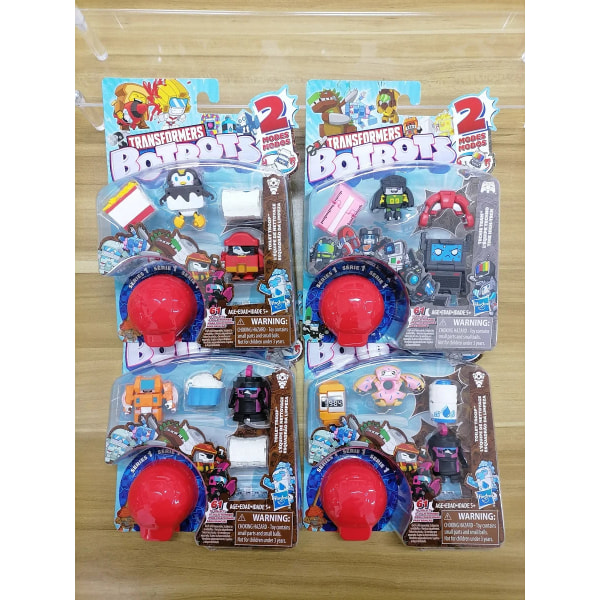 Hasbro Transformers Botbots Actionfigurer Robotmodell Leksaker Deformation Mini Doll Collection Barn Födelsedagspresenter E4143-3