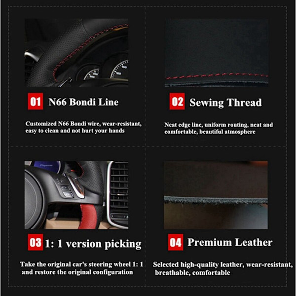 Cover svart konstläder till Volkswagen VW Caddy 2003-2006 Caravelle 2003-2009 T5 Biltillbehör