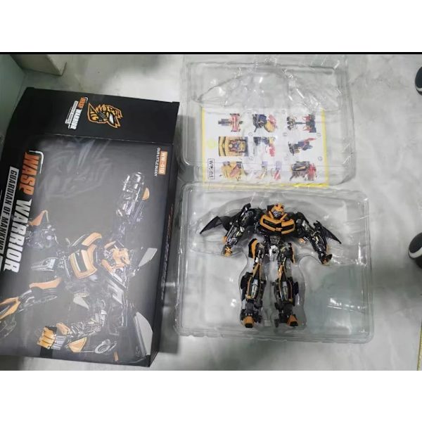 【NYTT】 Transformation WW-01 WW01 WW-01B WW01B Wasp Warrior KO MPM03 LTS-03C Film MP Scale Action Figur Robotleksaker WW01B Retail Box