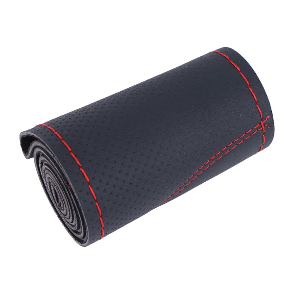 (Röd linje)Gör-det-själv- cover Universal 38cm cover för ratt Andas och halkfri automatisk case Red Line