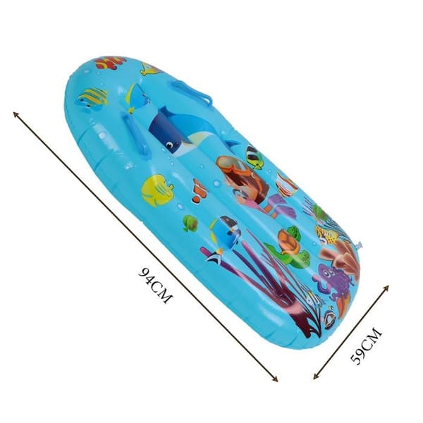 Uppblåsbar Surfbräda Pool Float Barn Simringar Förtjockade Söta Mönster för Vattenaktiviteter