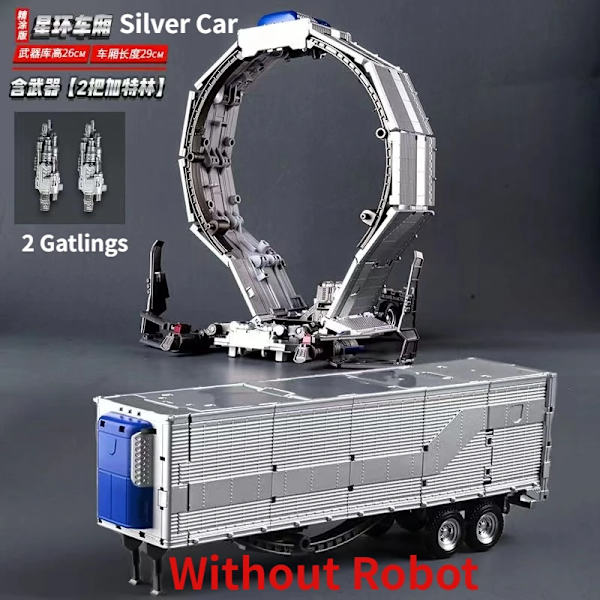 I lager BAIWEI TW-1122 TW1122 Transformation Siege Series OP Commander Tactical Container Accessory with Backpack Action Figure Silver Car OnlyNoBox