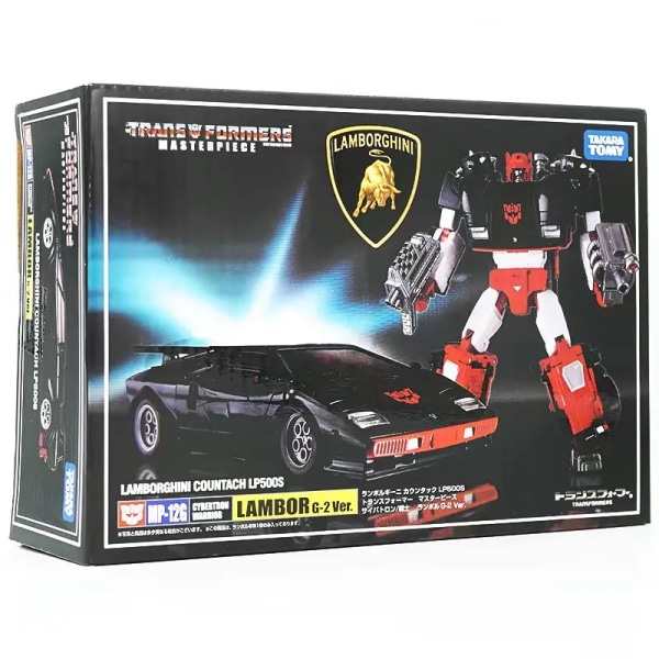 Takara Tomy Transformers Leksaker MP-12 Tiger Track Lambor Sideswipe Action Figurer Transformer Robot Transformers Figurer Leksaker 18cm MP-12T Tiger Track